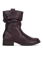 Botki damskie - Rieker Botki Z9583-35 Bordowy - miniaturka - grafika 1