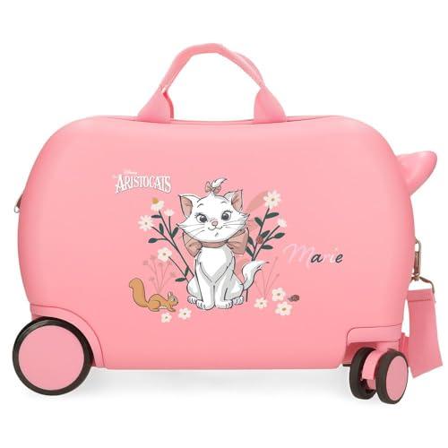 Joumma Disney Aristocats Marie walizka dziecięca różowa 45 x 31 x 20 cm twarda ABS 24,6 l 1,8 kg 4 koła bagaż podręczny, Różowy kolor, walizka dziecięca