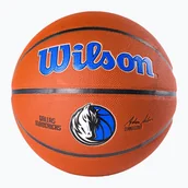 Koszykówka - Piłka do koszykówki Wilson NBA Team Alliance Dallas Mavericks brown rozmiar 7 - miniaturka - grafika 1