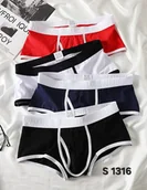 Majtki męskie - Męska bielizna, bokserki zestaw 4 sztuk, rozmiar S, nowe (1316) - miniaturka - grafika 1