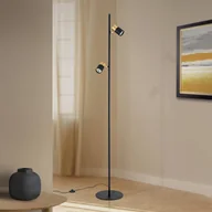 Lampy stojące - ORION Lampa stojąca Kevin, 2-punktowa, czarny/złoty - miniaturka - grafika 1