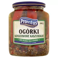 Mieszanki warzywne, sałatki - ProVitus Ogórki konserwowe kaszubskie 720 ml - miniaturka - grafika 1