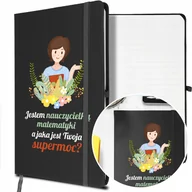 Notesy i bloczki - NOTES A5 Prezent dla NAUCZYCIELKI MATEMATYKI Mix - miniaturka - grafika 1