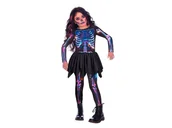Stroje karnawałowe - Kostium Neonowa Szkieletorka dla dziewczynki - miniaturka - grafika 1