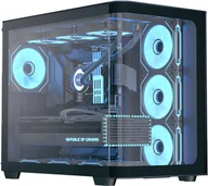 Obudowy komputerowe - AeroCool Geh Midi P500C-G-BK-V1 o.N. Full Tempered Glas B - miniaturka - grafika 1