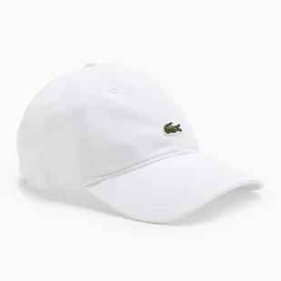 Czapka z daszkiem Lacoste RK0491 white - Czapki damskie - miniaturka - grafika 1