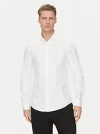 Koszule męskie - Calvin Klein Koszula K10K114310 Biały Slim Fit - miniaturka - grafika 1