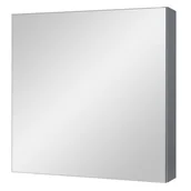 Szafki łazienkowe - Szafka lustrzana Soria Grey 60 cm antracytowa - miniaturka - grafika 1