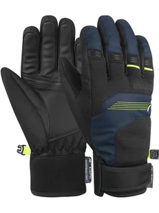 Reusch Rękawiczki narciarskie "Benji R-TEX® XT Junior" w kolorze czarno-granatowym - Rękawiczki - miniaturka - grafika 1