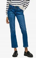 Spodnie damskie - Pepe Jeans Spodnie Damskie Granatowe 27/32 1Z0C1_B* T4A - miniaturka - grafika 1
