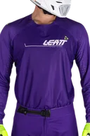 Odzież motocyklowa - Bluza cross Leatt Moto 5.5 UltraWeld V26 FioletowyXL - miniaturka - grafika 1