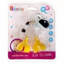 Bambam Grzechotka zebra 359896 - Grzechotki dla dzieci - miniaturka - grafika 1