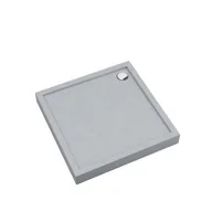 Brodziki prysznicowe - Brodzik do kabiny prysznicowej Sched-pol  80x80x12 cm BRC4630BST - miniaturka - grafika 1