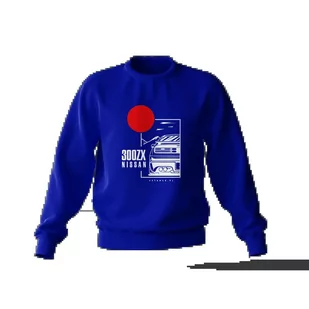 Bluza Nissan 300ZX niebieska-L - Odzież do sportów motorowych - miniaturka - grafika 1