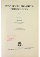 Chemia - Organische phosphor-verbindungen Tom 2 - miniaturka - grafika 1