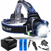 Latarki - Latarka Czołowa Led Zoom Czołówka Lampka Na Głowę - miniaturka - grafika 1