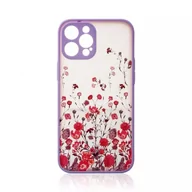 Etui i futerały do telefonów - Design Case etui do iPhone 13 Pro pokrowiec w kwiaty fioletowy - miniaturka - grafika 1