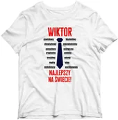 Gadżety dla niej i dla niego - Koszulka najlepszy na świecie z imieniem - miniaturka - grafika 1