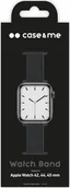 Akcesoria do smartwatchy - SBS Apple Watch Band 42/44/45 mm Dark Grey standard - miniaturka - grafika 1