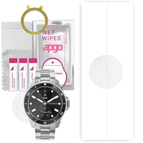 1x folia hydrożelowa ochronna do Withings ScanWatch Nova - apgo Smartwatch Hydrogel Protection Ochrona na ekran smartwatcha