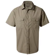 Koszulki sportowe męskie - Koszula męska Craghoppers Kiwi Short Sleeved Shirt Rozmiar: XL / Kolor: brązowy - miniaturka - grafika 1