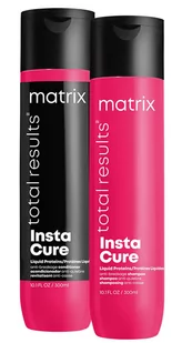 Matrix Instacure, zestaw do włosów łamliwych z proteinami, szampon + odżywka - Zestawy kosmetyków damskich - miniaturka - grafika 1
