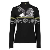 Koszulki i topy damskie - CMP damska maglia hydrofobowa 7h96926 top, czarny, 46 - miniaturka - grafika 1