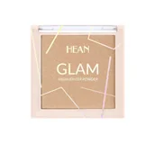 Rozświetlacze do twarzy i ciała - HEAN - GLAM HIGHLIGHTER POWDER - Wielofunkcyjny rozświetlacz do twarzy i ciała - 7,5 g - 204 - GOLD GLOW - miniaturka - grafika 1
