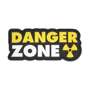 101 Inc. - Naszywka 3D - Danger Zone - Żółty / Biały - 444130-7332 - Odzież taktyczna i umundurowanie - miniaturka - grafika 1