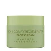 Kremy do twarzy - Nacomi Rich &amp; Comfy Regeneration krem do twarzy Avocado 40ml - miniaturka - grafika 1