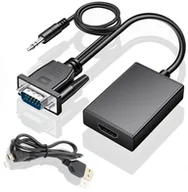 Kable - Konwerter Obrazu Z Vga Na Hdmi + Audio - miniaturka - grafika 1