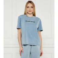 Koszulki i topy damskie - Guess Jeans T-shirt Oversize fit - miniaturka - grafika 1