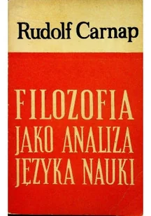 Filozofia jako analiza języka nauki - Filozofia i socjologia - miniaturka - grafika 1