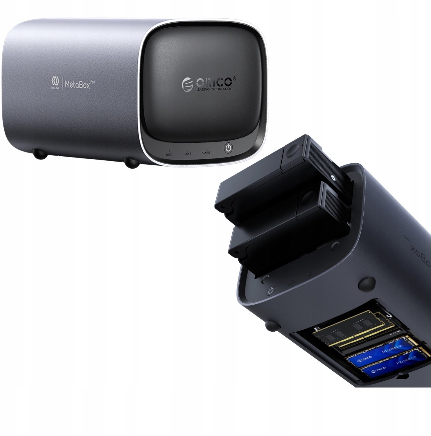 Sieciowa macierz dyskowa ORICO NAS MetaBox Pro Home - szara