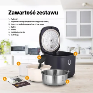 Ryżowar Lauben Low Sugar Rice Cooker 3000AT - Szybkowary - miniaturka - grafika 10