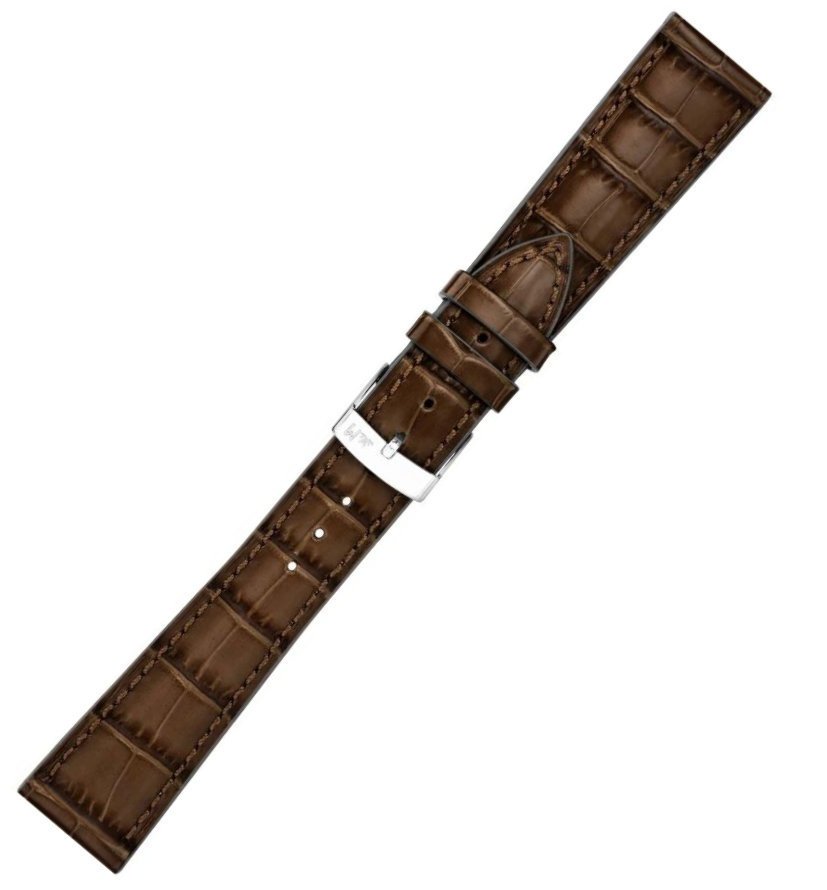 Skórzany pasek do zegarka 18/14 mm Morellato A01X6167C54034CR18 ciemnobrązowy