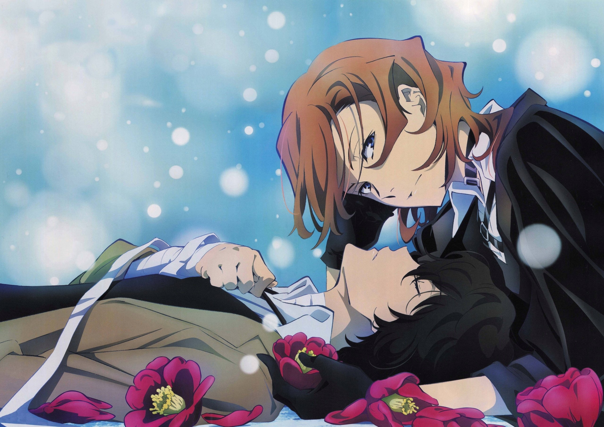 Plakat A1 anime manga Bungou Stray Dogs Bezpańscy Literaci
