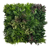 Sztuczne kwiaty - ZIELONA ŚCIANA OGRODY WERTYKALNE PANEL DEKORACYJNY NA ŚCIANE PANELE ŚCIENNE ROŚLINNE MATY DEKORACYJNE - miniaturka - grafika 1