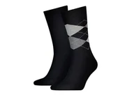 Skarpetki męskie - Tommy Hilfiger Skarpety 100001495 200 39-42 TH Men Sock Check 2P - miniaturka - grafika 1