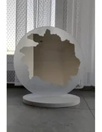 Lusterka do makijażu - Lusterko okrągłe kosmetyczne do makijażu na podstawce - BLUMI, Wymiary: Fi30 - miniaturka - grafika 1