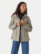 Kurtki damskie - Vero Moda Parka Paisley 10301577 Beżowy Regular Fit - miniaturka - grafika 1
