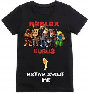 Koszulka dziecięca z postaciami z gry ROBLOX dla gracza Wpisz Swoje Imię - Moda i Uroda OUTLET - miniaturka - grafika 1