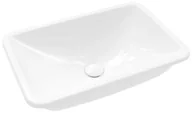 Umywalki - Villeroy & Boch Loop & Friends Umywalka wpuszczana w blat 60x40,5 cm bez przelewu z powłoką CeramicPlus weiss alpin 4A6501R1 - miniaturka - grafika 1