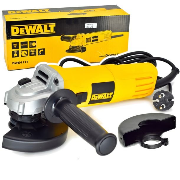 DeWALT DWE4117 Szlifierka kątowa Sieciowa 125 mm 950W łagodny rozruch