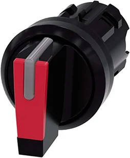 Siemens Przełącznik z możliwością podśw 22mm okrągły tworzywo czarny/czerwony kr pióro 3 poz i&gt;o&lt;ii 3SU1002-2BM20-0AA0 3SU1002-2BM20-0AA0 - Inne akcesoria elektryczne - miniaturka - grafika 1