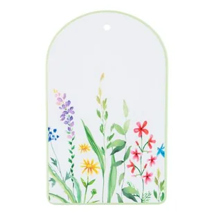Deska ceramiczna Przebudzenie natury 15 x 24 cm biały - Deski do krojenia - miniaturka - grafika 1