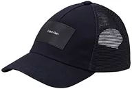 Czapki damskie - Calvin Klein Męska czapka z daszkiem Ck Patch, Ck Navy, Rozmiar uniwersalny - miniaturka - grafika 1