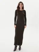 Sukienki - ONLY Sukienka dzianinowa Asta 15373788 Brązowy Regular Fit - miniaturka - grafika 1