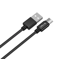 Kable USB - V-Tac Przewód USB Typ C 1M Czarny Seria Platinum VT-5334 - miniaturka - grafika 1