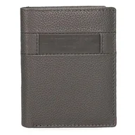 Portfele - Pepe Jeans Checkbox Portfel pionowy z portmonetką Szary 8,5x10,5x1 cms Skóra, Szary, Talla única, Portfolio pionowe z toreb - miniaturka - grafika 1